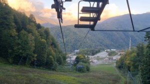 очень красивая осень на розы хутор