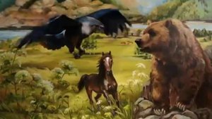 Башкирская народная песня " Уралым" в исполнении Рината Салихьянова для мультфильма " Урал батыр"