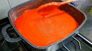Домашняя ПЕРЕЧНАЯ ПАСТА для Ваших шедевров на кухне! Паста из сладкого перца.