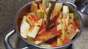 Тещин язык из кабачка и острого перца на зиму