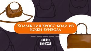 Миниатюрные сумки на каждый день | Новинки Richezza в коже буйвола