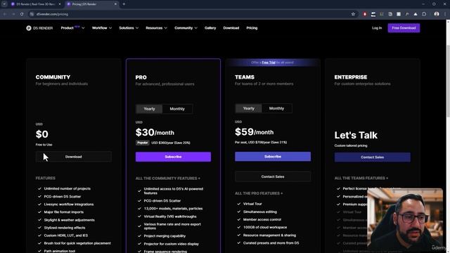 1.3. D5 Render Pricing Plans смотреть онлайн