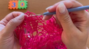 30 ряд салфетки «Шиповник» - заключительный