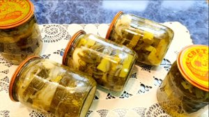 Маринованные КАБАЧКИ на зиму БЕЗ СТЕРИЛИЗАЦИИ! Пошаговый рецепт!