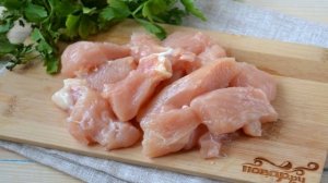 Филе курицы под соусом