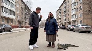 ИИ бабуля и крокодил