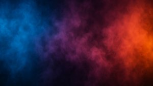 Дым с переливанием цветов