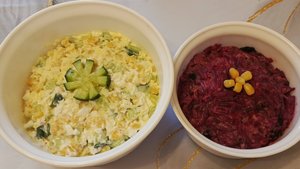 ДВА ЛЮБИМЫХ САЛАТА ОЧЕНЬ ПРОСТЫХ И ВКУСНЫХ