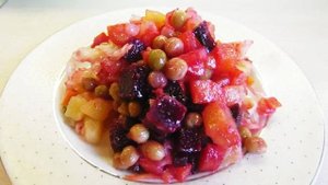 Очень простой и вкусный постный салат ВИНЕГРЕТ Классический рецепт