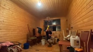 Первый раз переночевали на даче. Учимся быть дачниками .#2