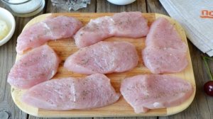 Филе индейки под вишневым соусом