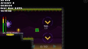 dash with triggers and hitboxes