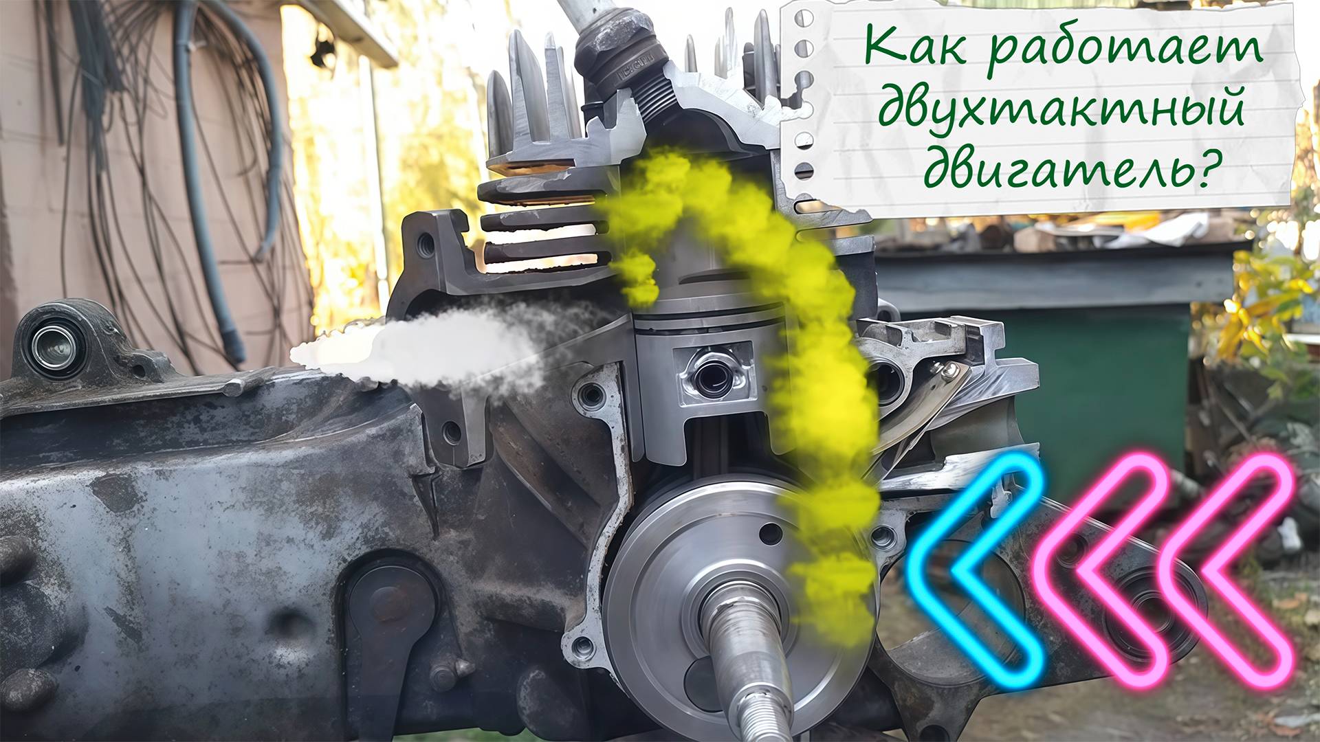 ▶️КАК РАБОТАЕТ 2Т ДВИГАТЕЛЬ