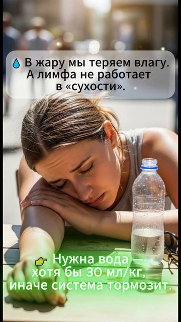  Отекаешь в жару? Даже если пьёшь воду и отдыхаешь?