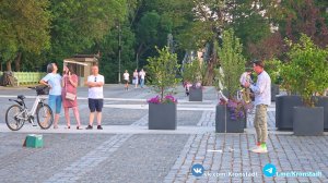 Саксофон на Якорной площади в Кронштадте. Лето, 23 июля 2025 г.