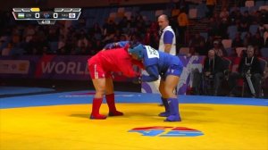 ABDULLAEVA (UZB) vs GASPARIAN (FIAS 1). World SAMBO Championships Astana 2024