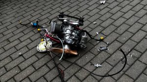 Появились кадры падения обломков БПЛА в Минске