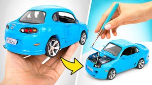 🏎️ Гоночная тачка из пластилина ✨ лепим своими руками!
