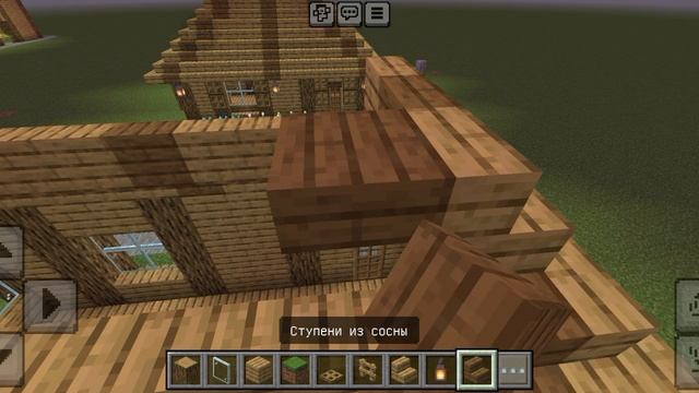 Как построить стартовый дом в МАЙНКРАФТ. смотреть онлайн