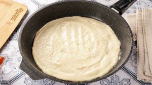 Быстрая пицца на сковороде