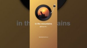 in the mountains
