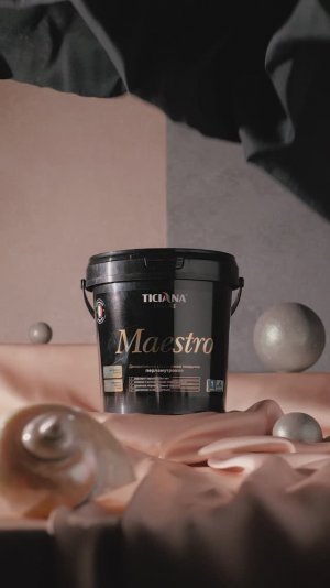 Декоративное структурное перламутровое покрытие TICIANA DELUXE - Maestro (Маэстро)
