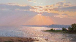 Родная моя сторона. Художник Викентий Лукиянов.