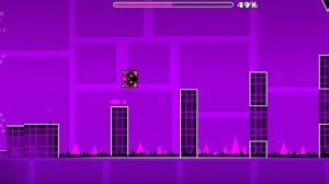 прохожу первый уровень на три монеты 
в geometry dash