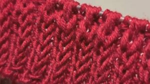 Вот супер узор - легко вязать и удовольствие от вязания получать.