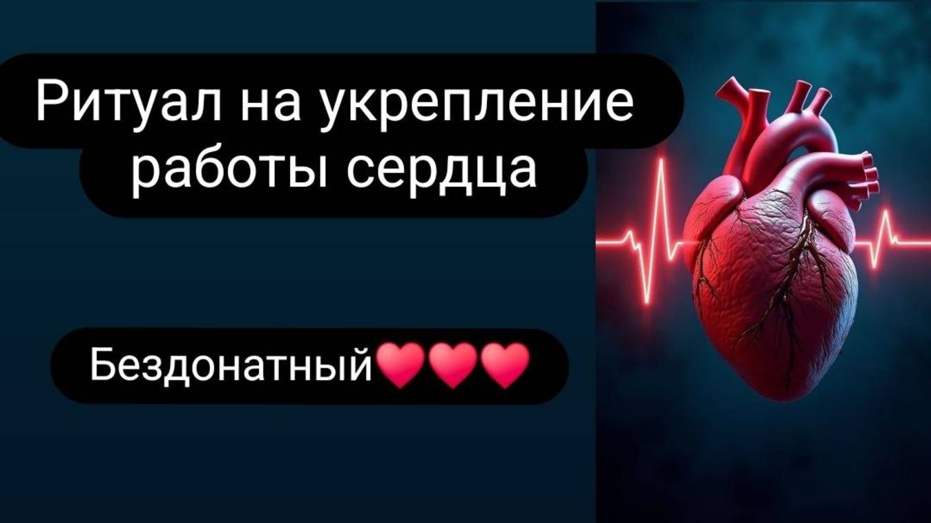 Ритуал на укрепление работы сердца. #ритуал #ритуалонлайн #работасердца #укреплениесердца