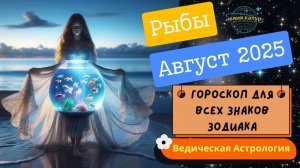 ♓Рыбы - гороскоп на Август 2025 года. От Юлии Капур