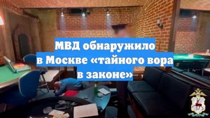 МВД обнаружило в Москве «тайного вора в законе»