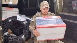 Очередной груз от нашего канала доставлен парням-артиллеристам в 79-ю бригаду...