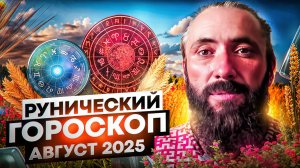 Рунический гороскоп на август 2025 года для всех знаков зодиака. Астрология и руны.