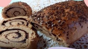 «Всё полезно, что в рот полезло». Рулет с корицей из цельнозерновой муки.