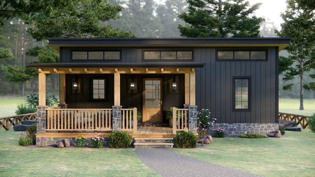 ОЧАРОВАТЕЛЬНЫЙ Маленький Домик С Потрясающей Планировкой  Простой но Идеальный!