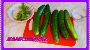 ОГУРЦЫ на зиму МАЛОСОЛЬНЫЕ! Супер рецепт!