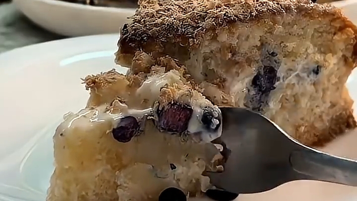 Домашний ТОРТИК с черникой...🍰☕😋    Рецепт в описании ✍️