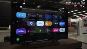 КРАТКИЙ ОБЗОР НА УМНЫЙ ТЕЛЕВИЗОР SBER SDX 50U4125