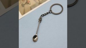 Брелок для ключей Ложка, цвет чёрный, на ключи/на рюкзак/на сумку