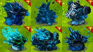 PVZ Fusion 2.7: 1 Команда Fusion-Растений против 5000 Генералов-Орехов в Чёрной Футбольной Форме