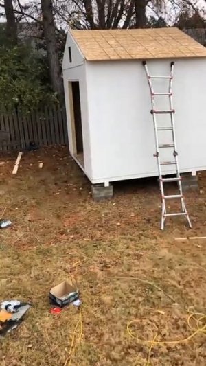 Строительство сарая 🪵