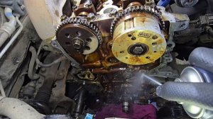 Hyundai Elantra замена цепи ГРМ