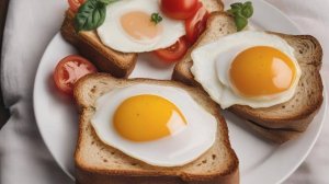 Бутерброд с Яйцом Быстрый перекус или Яичная банджо Просто Вкусно