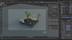 Low Poly Island in Blender - Easy and Fun