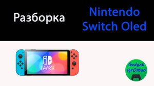 Как разобрать Nintendo Switch Oled