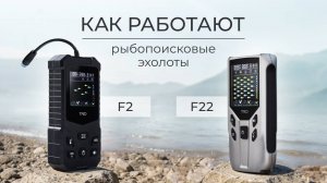 Как работают рыбопоисковые эхолоты TRD: F2 и F22