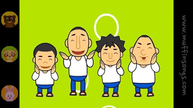 Muffin Songs - My Eyes Nose Mouth Ears - nursery rhymes & children songs with lyrics смотреть онлайн