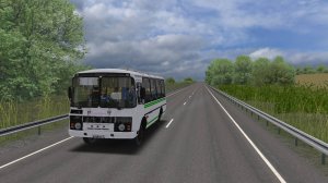 Поездка на ПАЗ-32054 по маршруту №100 по карте Чистогорск 0.9