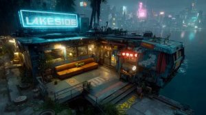 Glass Tower Dreams ｜ Cyberpunk Rain & Distant City Drone for Chill & Sleep